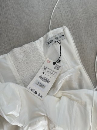 Vestido Zara Viral Blanco