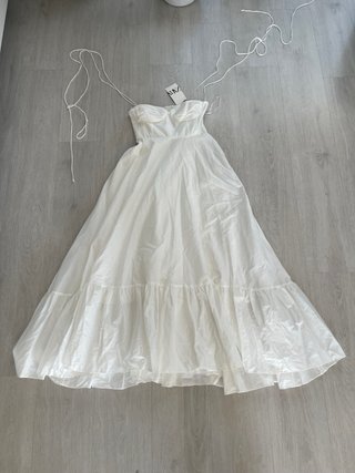 Vestido Zara Viral Blanco