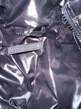 Plumas Zara Negro Talla XS