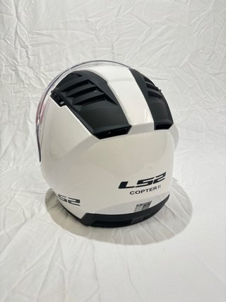Casco Moto LS2 Copter II Blanco Brillo Talla L