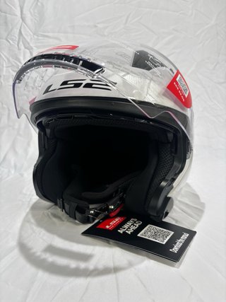 Casco Moto LS2 Copter II Blanco Brillo Talla L