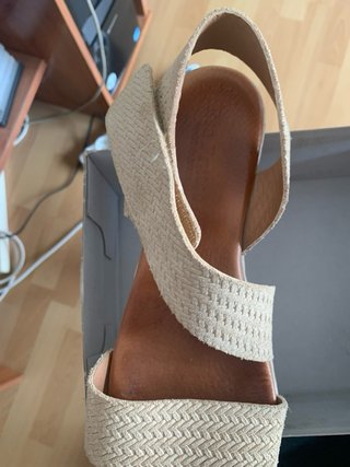 Sandalias Beige/Marrón Usadas 2 Veces