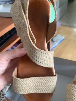 Sandalias Beige/Marrón Usadas 2 Veces