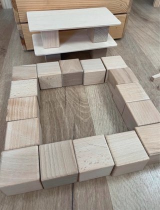 Just Blocks | 47 bloques de madera construcción