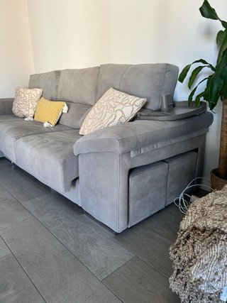 Sofá modular 2 plazas + chaiselongue