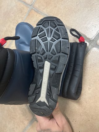 Botas de agua  dunlop azules para riego