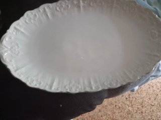 Vajilla de porcelana blanca