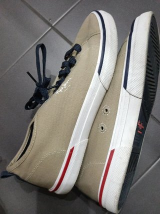 Zapatillas Pepe Jeans Lona Hombre Beige