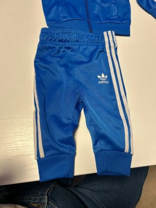Tuta neonato Adidas blu