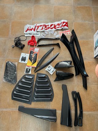 Pack Accesorios Carbono Golf 6