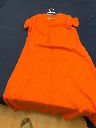 Vestido naranja talla M
