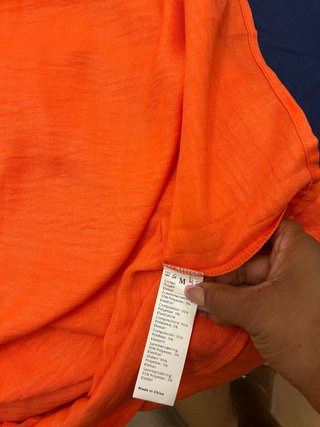 Vestido naranja talla M