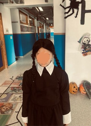 Disfraz Miércoles Addams Niña Talla 10-12 Años
