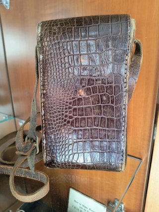 Funda antigua para cámara fuelle