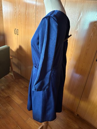 Vestido cóctel fiesta azul