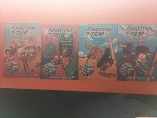 Libros del 1 al 4 de los forasteros del tiempo