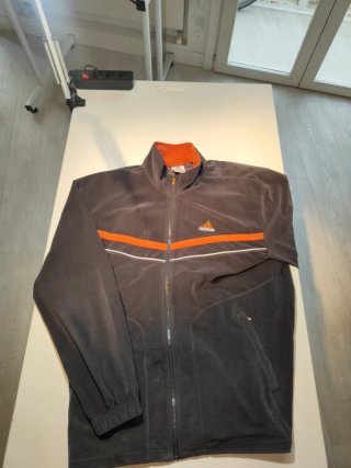 Chándal Adidas Retro Gris y Naranja