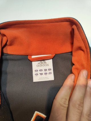 Chándal Adidas Retro Gris y Naranja