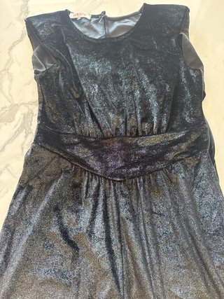 Salopette Kontatto nera e argento