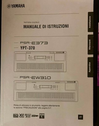Yamaha PSR-EW310 Tastiera Elettronica