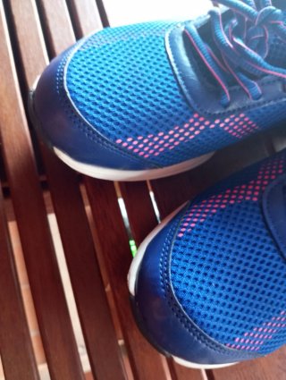 Reebok Easy Tone Zapatillas Azul y Rosa