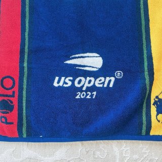 Asciugamano Polo US Open 2021 autografato Medvedev