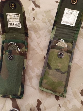 Set cubiertos militar con funda