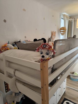 Litera + Cómoda Hemnes + Estantería Kallax