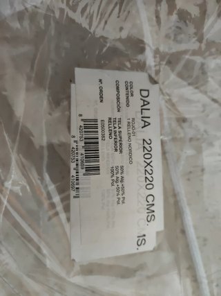 Nórdico Dalia Rayas Rojo Gris Blanco