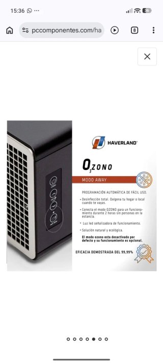 Purificatore d'Aria Haverland Pure Air Box Nero