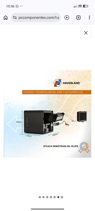 Purificatore d'Aria Haverland Pure Air Box Nero