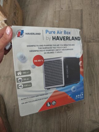 Purificatore d'Aria Haverland Pure Air Box Nero