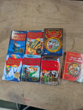 Lote 7 libros Gerónimo Stilton