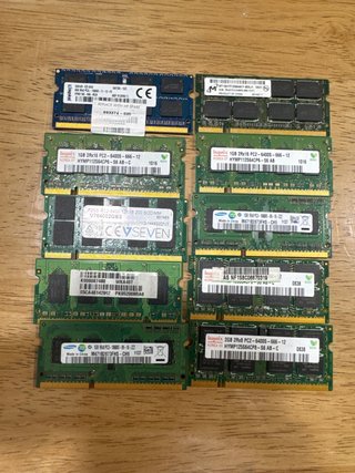 Memorias RAM para portátil (Hynix, Kingston, Samsu
