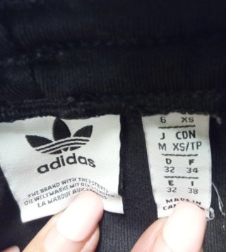 Pantalones chándal Adidas mujer XS negros