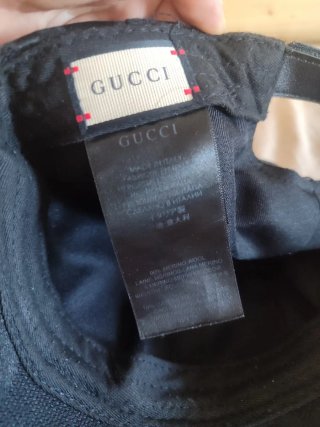 Gorra Gucci Lana Merino Negra