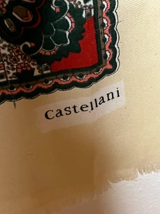 Foulard vintage Castellani floreale