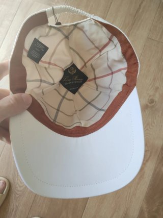 Gorra Loro Piana Blanca