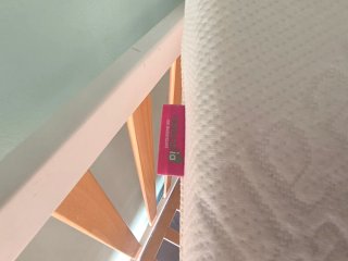 Cuna de madera con colchón