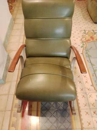 Poltrone reclinabili retrò vintage molto comode