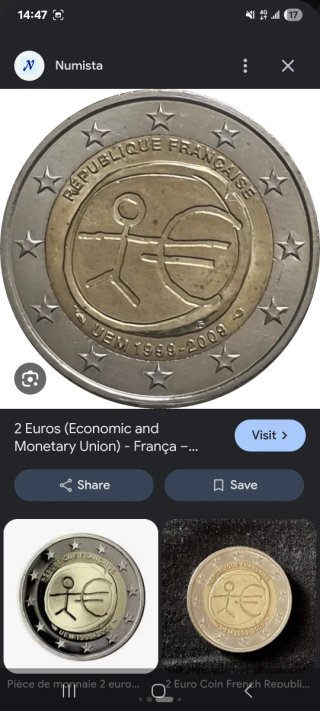 Moedas 2 Euros