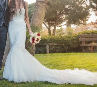 Vestido de novia sirena - pronovias al 50%