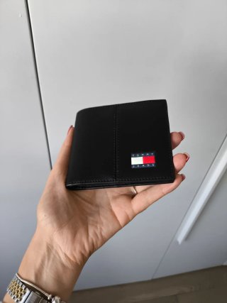 Portafoglio uomo Tommy Hilfiger nero