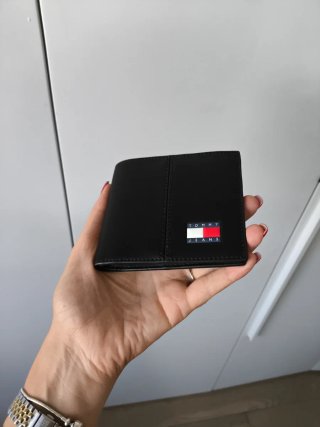 Portafoglio uomo Tommy Hilfiger nero