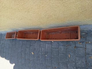 3 Jardineras 2 de 60 y una d 40