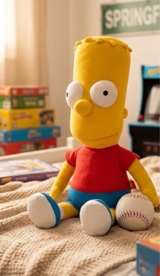 Peluche Bart Simpson
