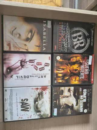 Lote Películas DVD Terror y Acción
