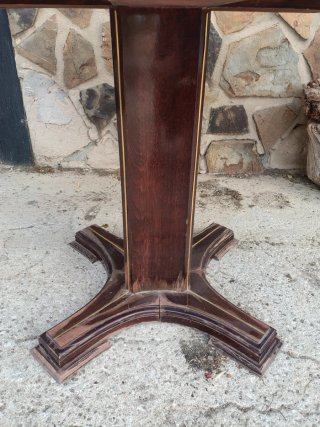 Mesa comedor grande madera (3 piezas)