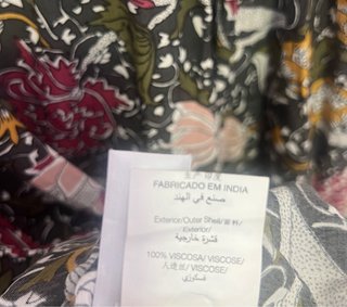 Talla M. Vestido cruzado estampado floral AMICHI