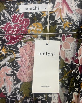 Talla M. Vestido cruzado estampado floral AMICHI